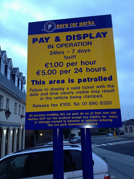 Car Park Charges For Behind Star Pub Chapel Lane