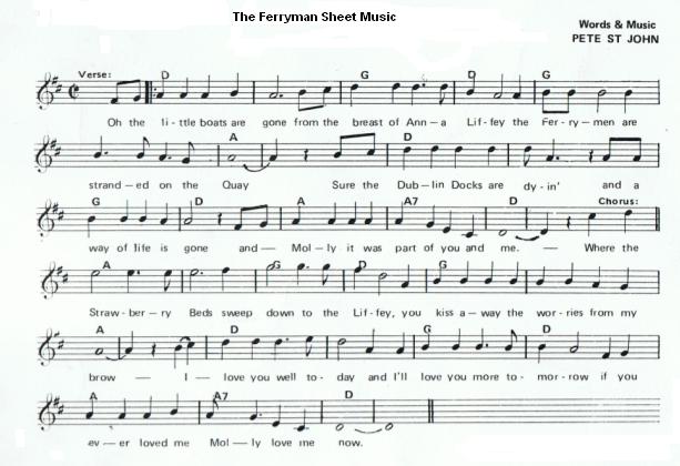 fFerryman Sheet Music