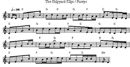 fureys sheet music shipyard slips