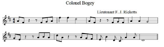 Colonel Bogey March Sheet Music