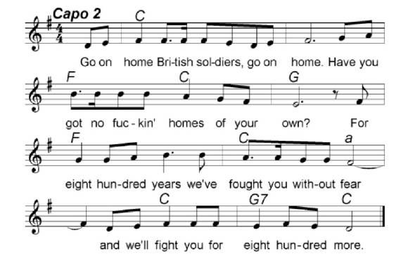 Go On Home British Soldiers Sheet Music