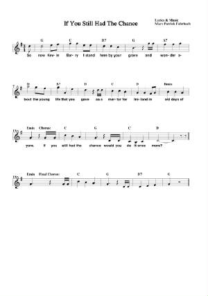 If You Still Had The Chance Sheet Music
