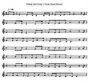 Paddy McGintys Goat Sheet Music