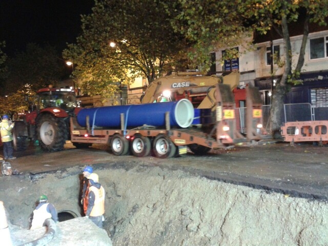 New Water Pipe For Main Street Swords