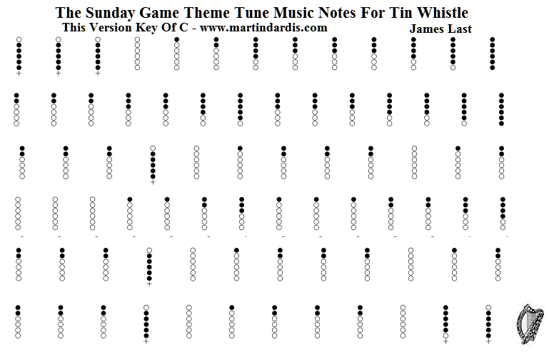 sunday-game-theme-tune-music-notes-key-c.gif
